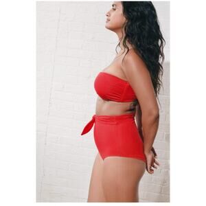 Mara Hoffman Jay Bikini Bottom Large Swim